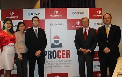 Cementos Pacasmayo y Tecsup lanzan en Trujillo PROCER