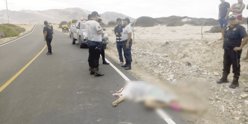 Pacasmayo: extranjera es hallada muerta en la carretera
