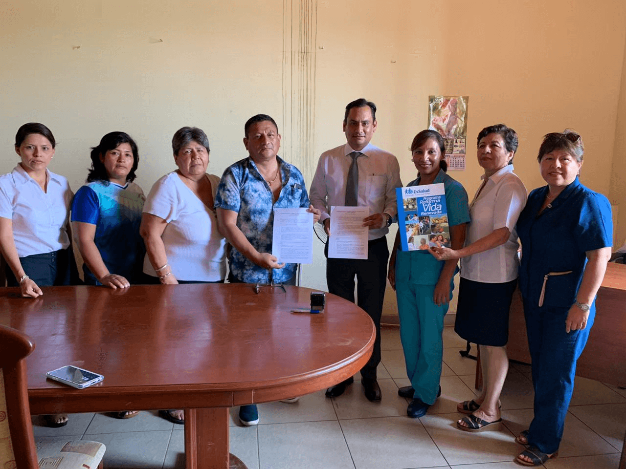 Hospital Pacasmayo de EsSalud La Libertad y red de salud del Minsa firman convenio