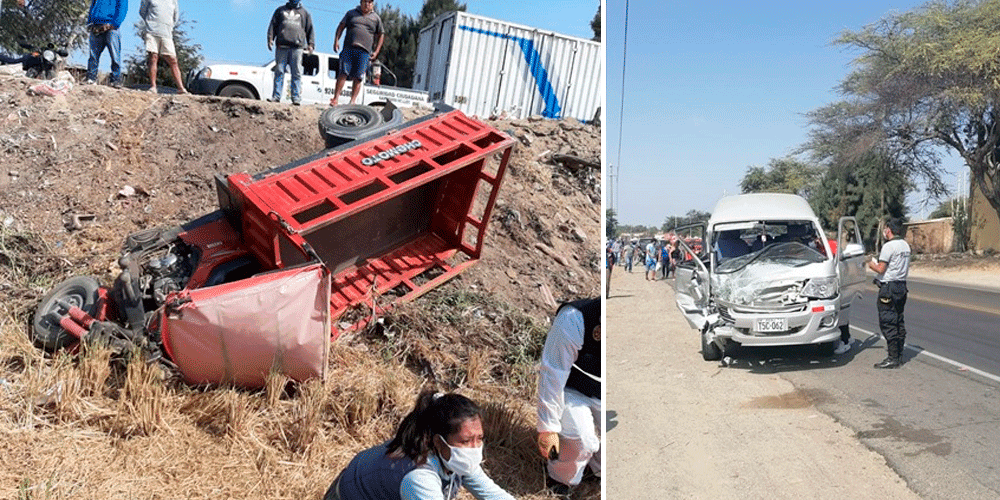 Conductores se salvaron de morir por brutal accidente de tránsito
