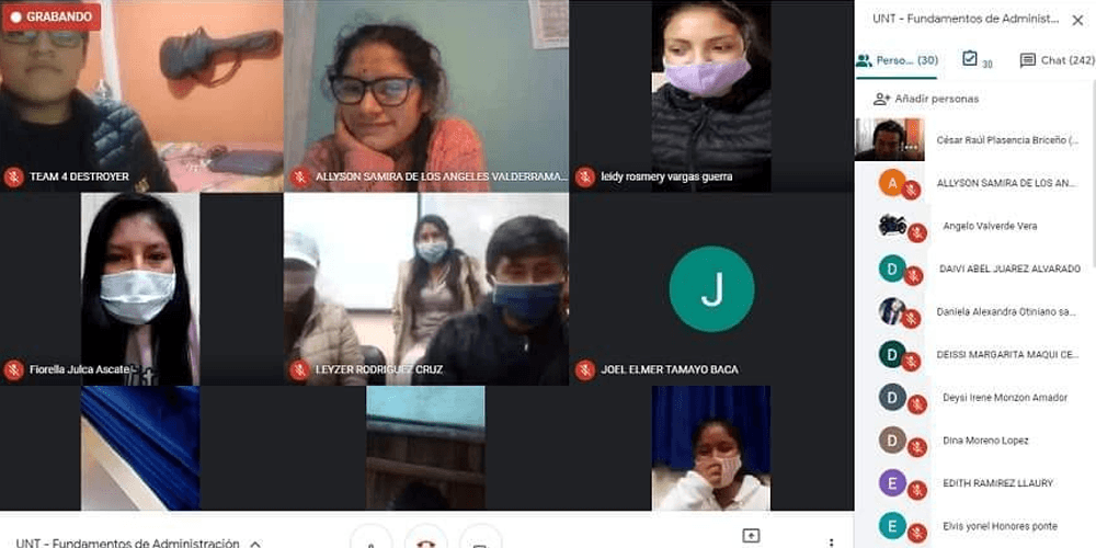 UNT recién inicia sus clases virtuales tras entregar chips de internet a estudiantes