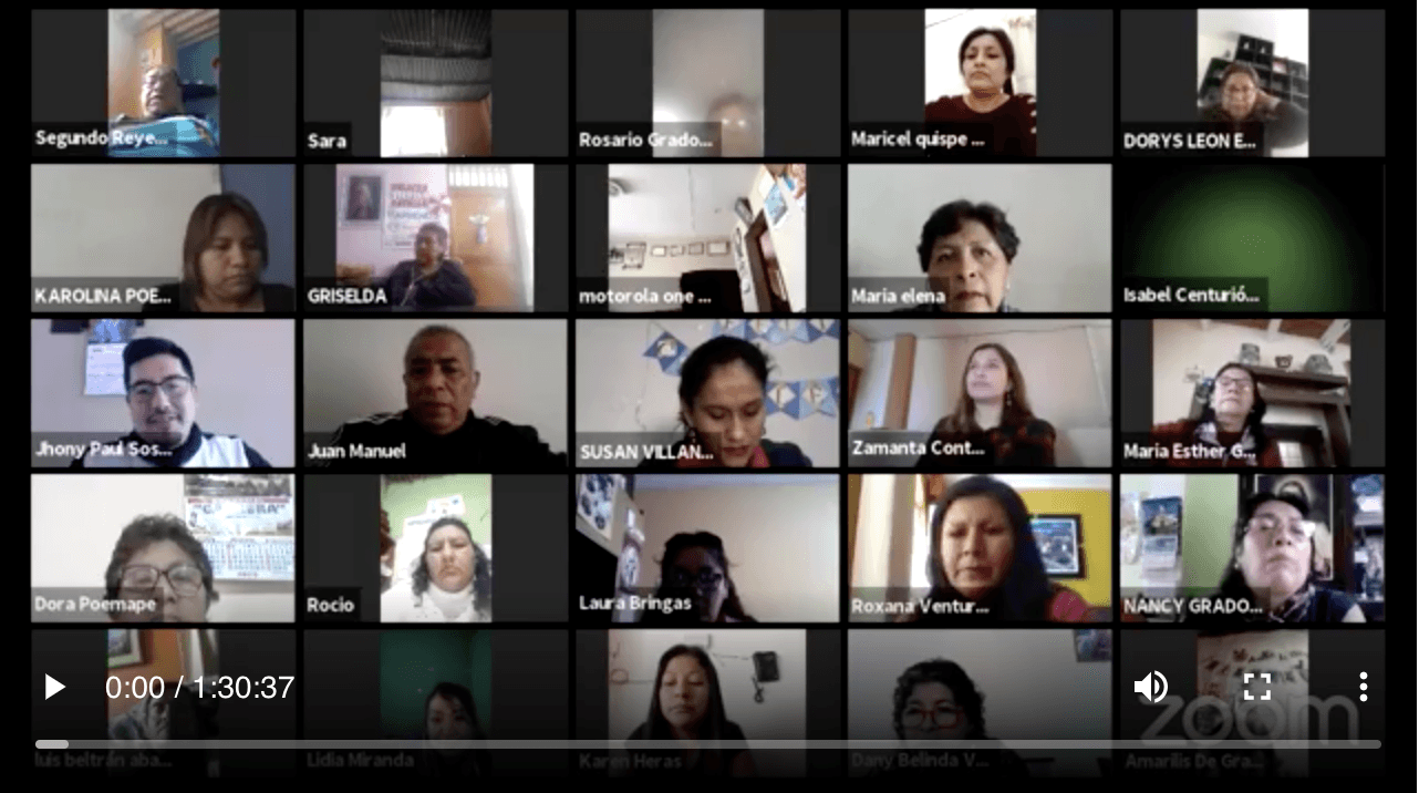 La Libertad: Más de 700 docentes participan de capacitación virtual en Pacasmayo