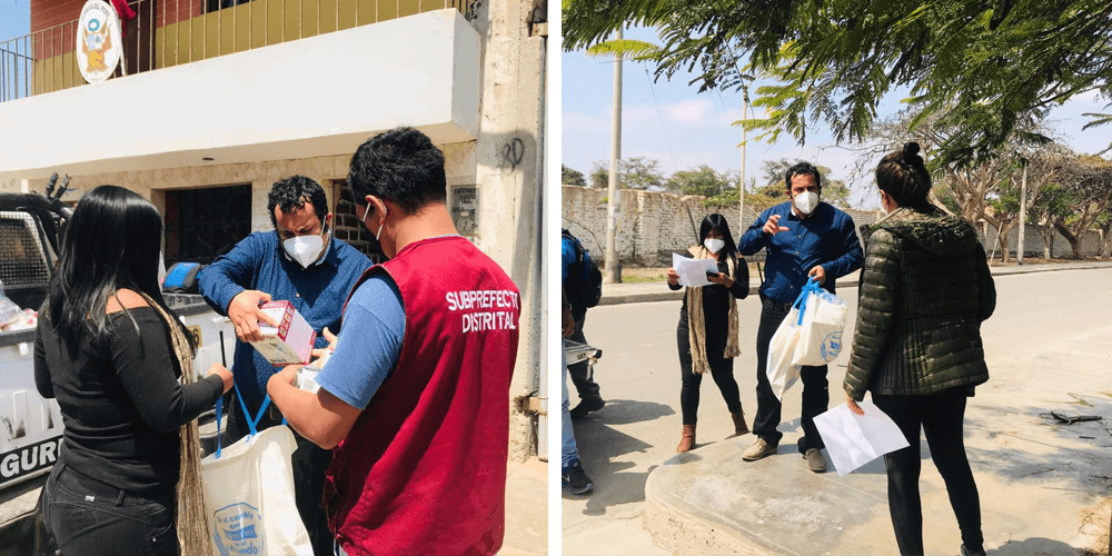 Entregan balones de oxígeno y kits de salud a pobladores de Pacasmayo