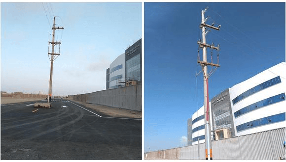 Hidrandina desmiente a Región por poste instalado frente al nuevo hospital de Pacasmayo