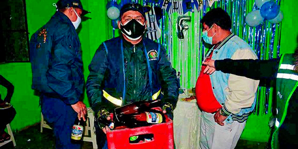 Policías desbarataron celebraciones y partidos de fútbol en este fin de semana
