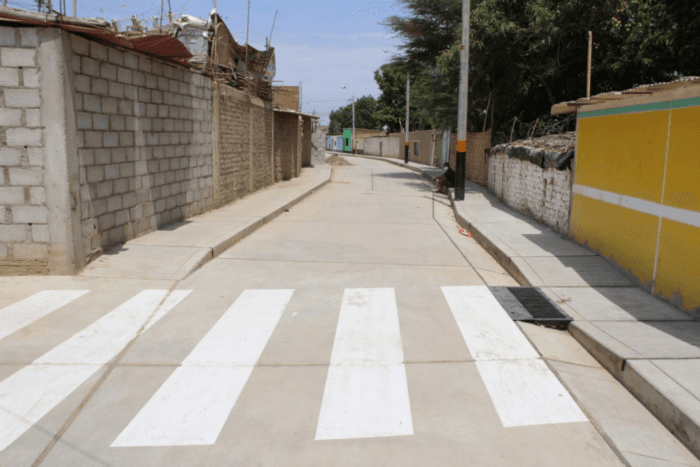 ARCC inauguró nuevas pistas y veredas y empezó obras en colegio de Guadalupe