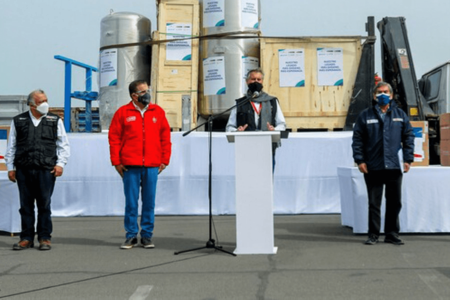 Covid-19: La Libertad recibe más de 100,000 vacunas y planta de oxígeno móvil