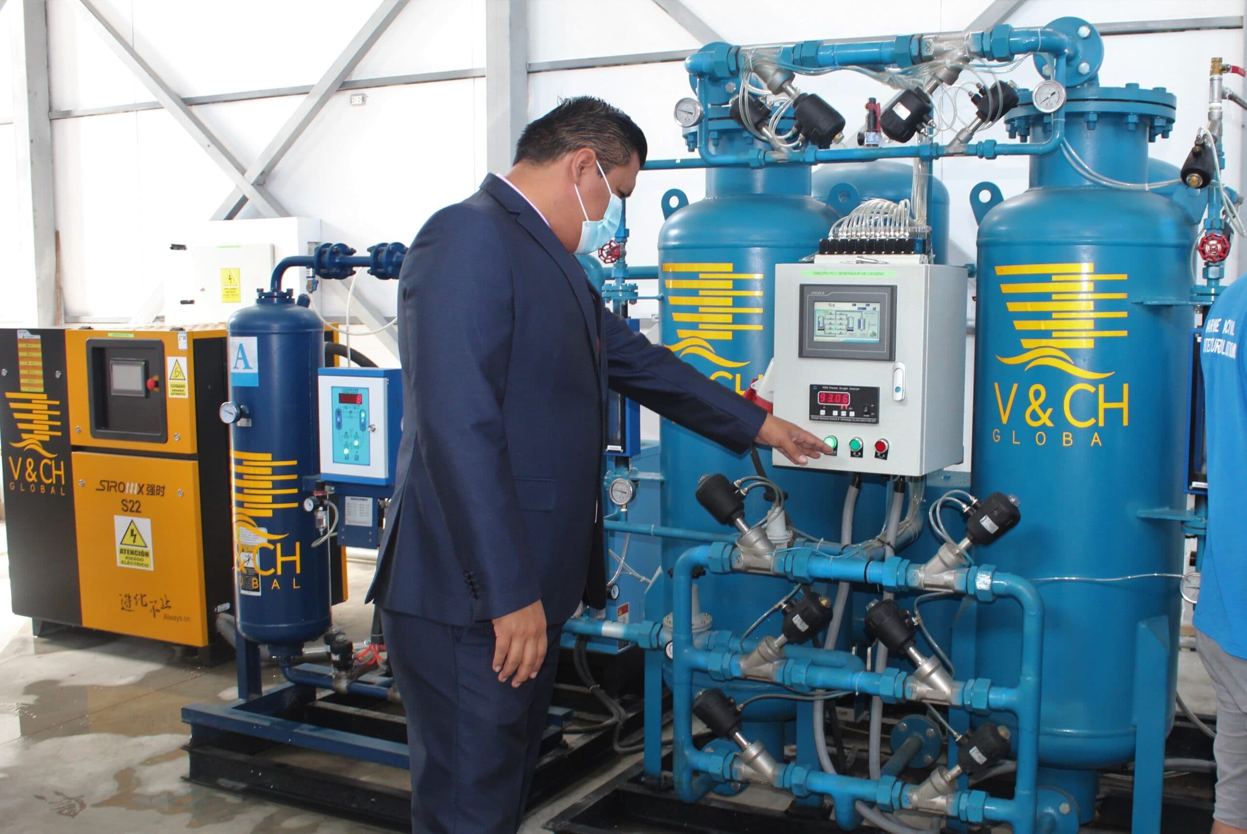 Hospital de Guadalupe ponen en funcionamiento planta de oxígeno