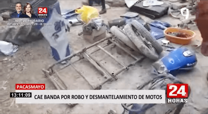 Pacasmayo: cae banda que robaba y desmantelaba motos