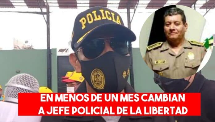 PNP: en menos de un mes cambian a jefe de la III Macro Región Policial de La Libertad