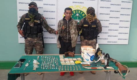 La Libertad: cae presunto vendedor de droga cuando realizaba misa satánica