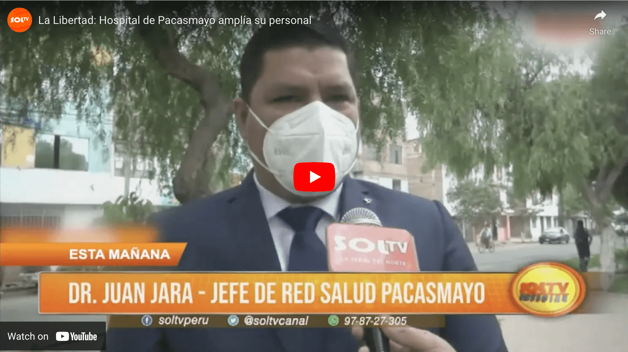 La Libertad: Hospital de Pacasmayo amplía su personal