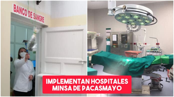 Inauguran Banco de Sangre y Sala de Operaciones en hospitales Minsa