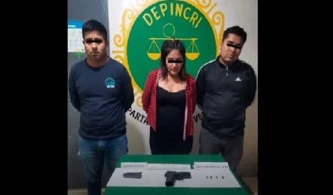 Policía interviene presunta banda criminal en La Libertad