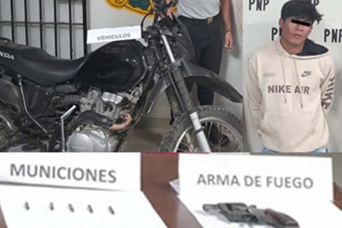 La Libertad: atrapan a dos sujetos sindicados de robar al paso a mano armada en Guadalupe