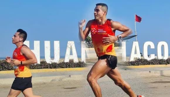 Fondista piurano Ademir Sosa gana media maratón en Huanchaco