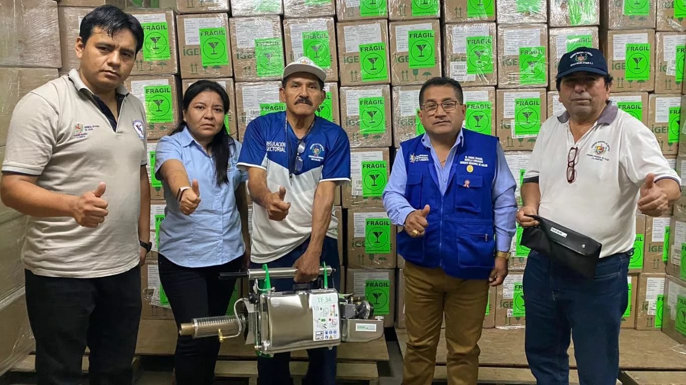 Gobierno Regional compra 200 máquinas fumigadoras para combatir brotes de dengue