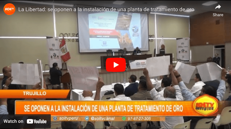 La Libertad: se oponen a la instalación de una planta de tratamiento de oro