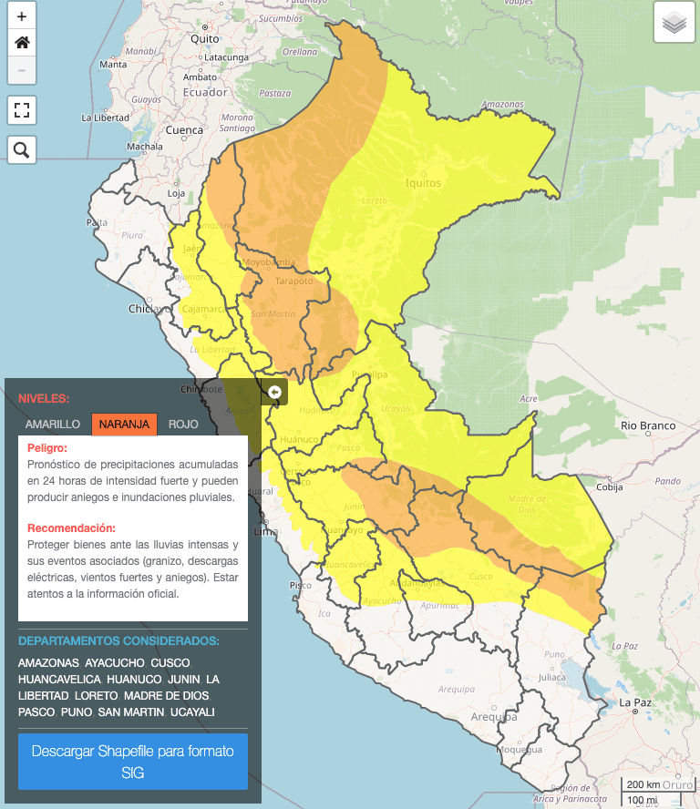 SENAMHI – La Libertad