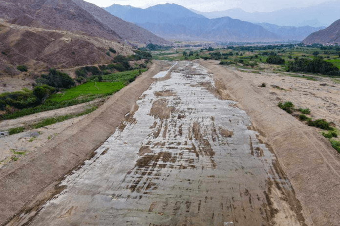 La Libertad: Culminan limpieza, descolmatación y conformación de diques en punto crítico N° 9