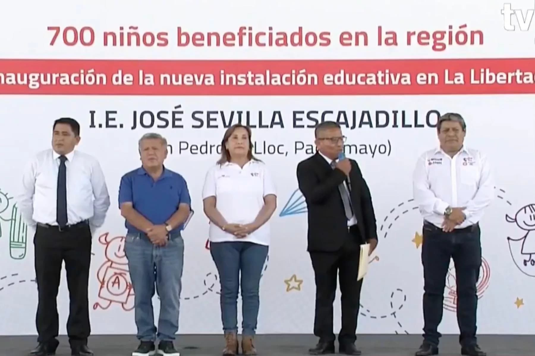 Dina Boluarte inaugura modernas instalaciones educativas en Pacasmayo
