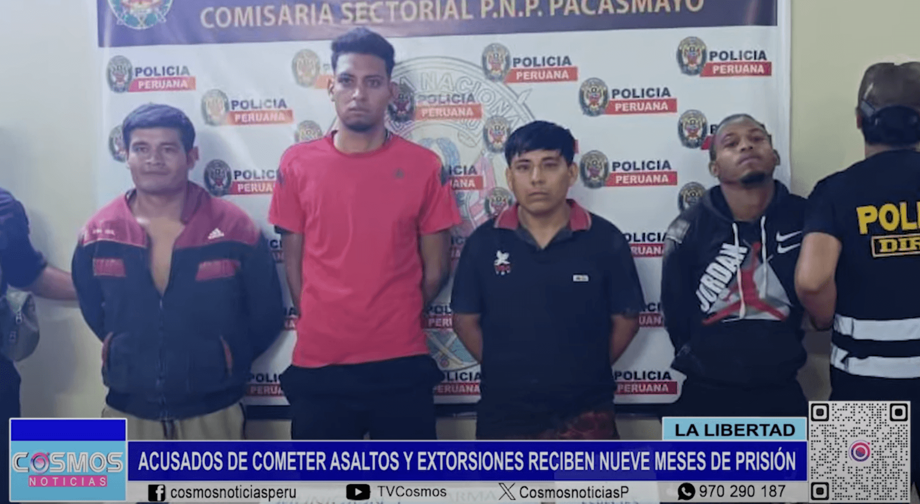 Prisión Preventiva para Acusados de Extorsión y Asaltos en Pacasmayo