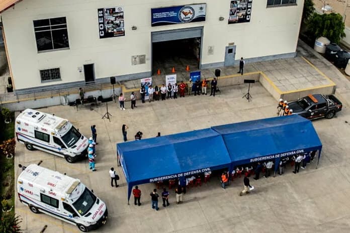 La Libertad estrena base SAMU en El Milagro para fortalecer la respuesta ante emergencias