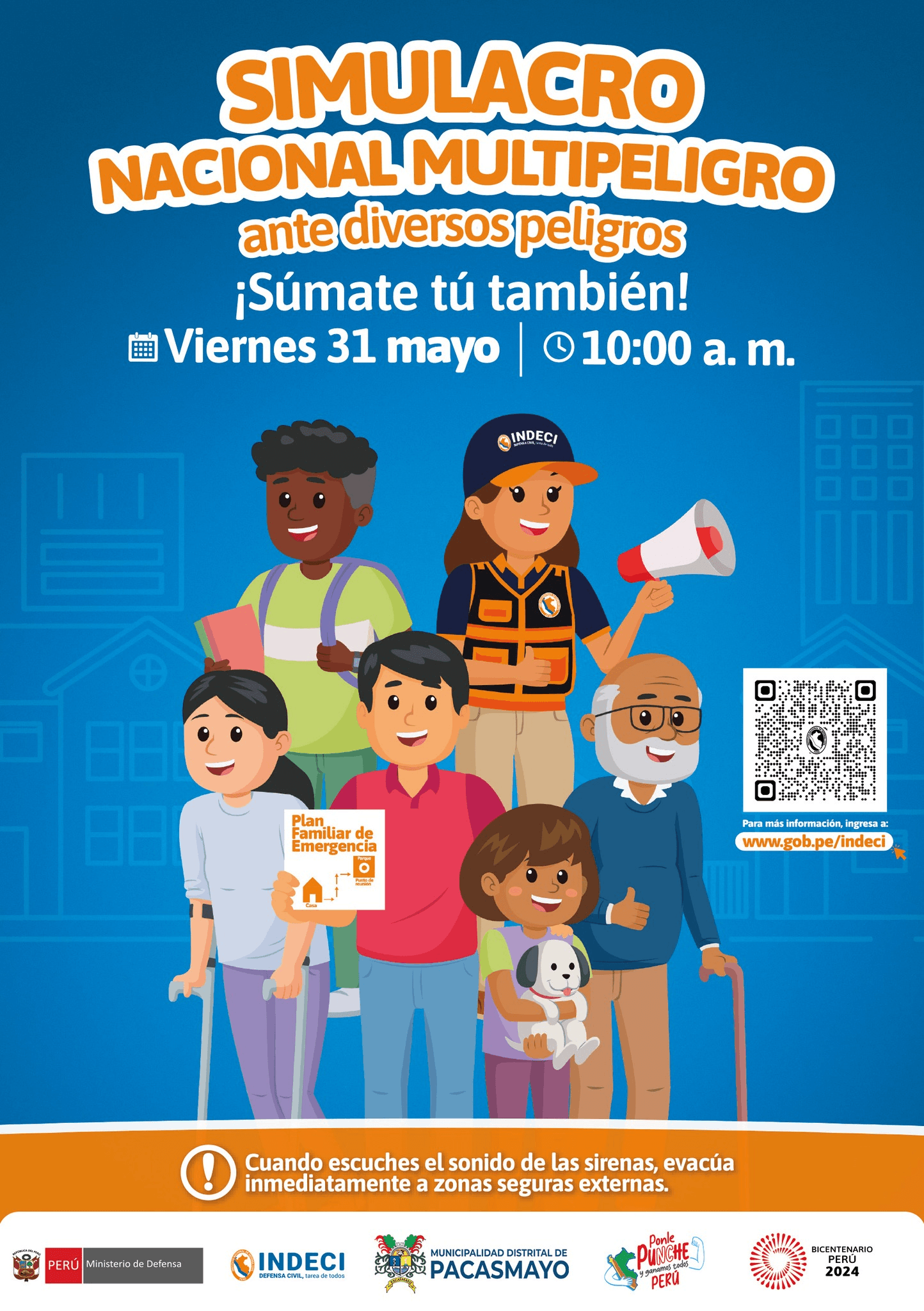 Preparándonos Juntos: Simulacro Nacional Multipeligro 2024 en Pacasmayo