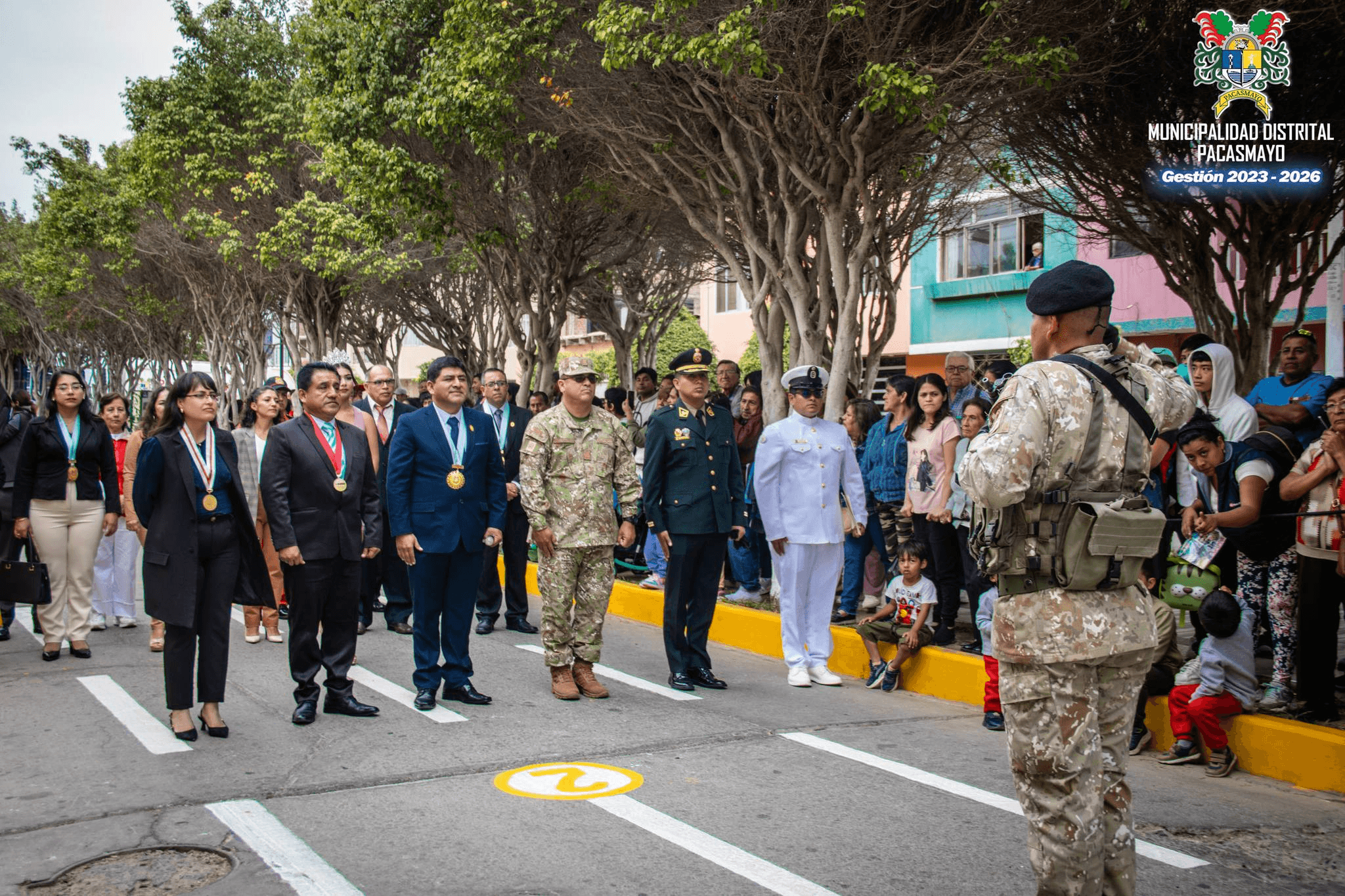 Desfile Estudiantil en Honor al Aniversario de Pacasmayo