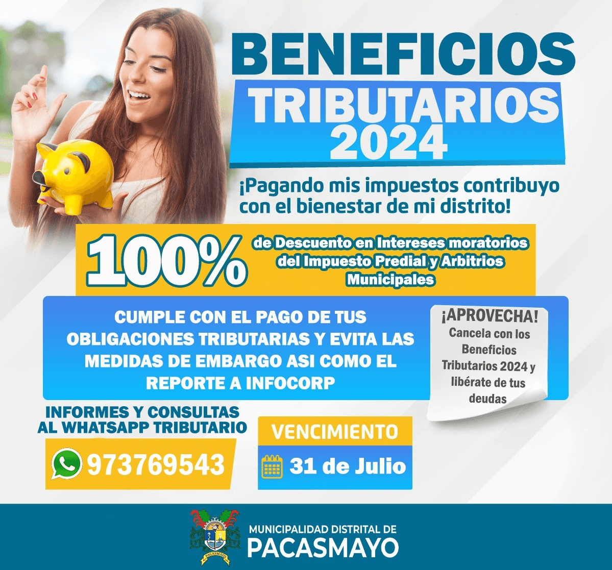 ¡Aprovecha y Libérate de Deudas Tributarias en Pacasmayo!
