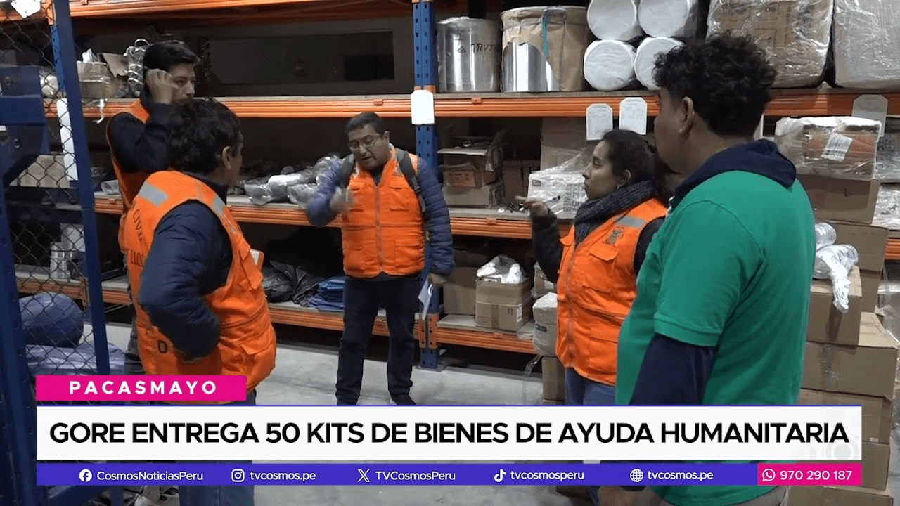 Entrega de kits humanitarios en Pacasmayo