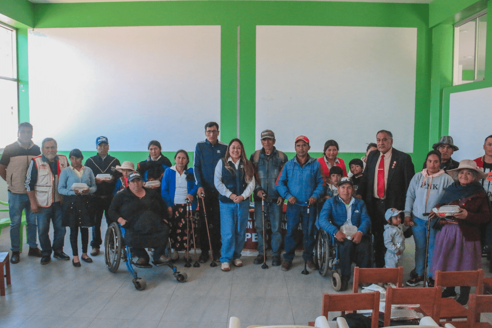 Entrega de Aparatos Biomecánicos en Huamachuco