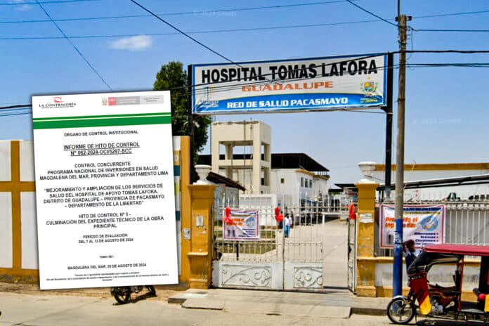 Deficiencias en Expediente del Hospital Tomás Lafora