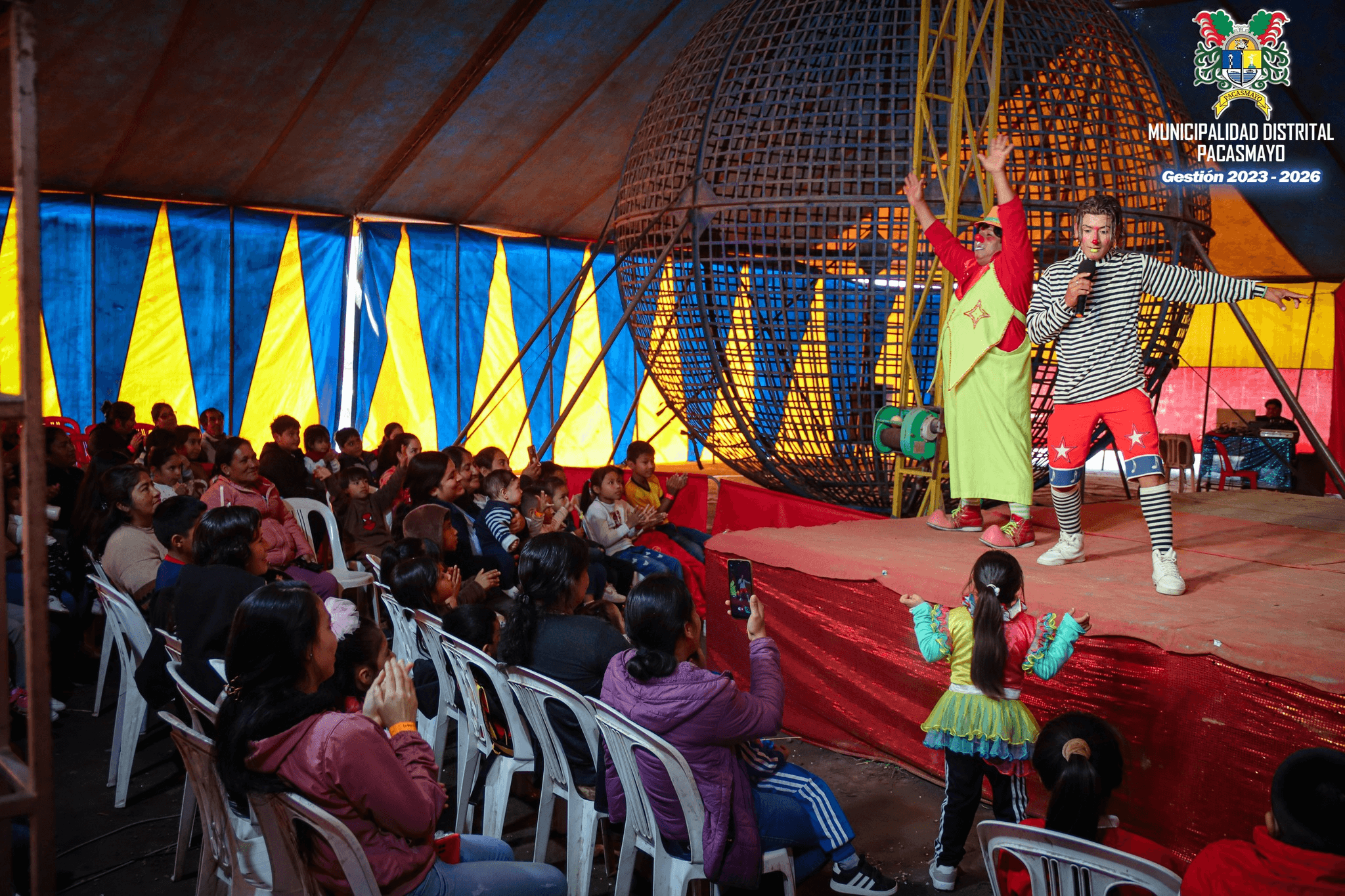 Niños de Pacasmayo disfrutan del ‘Merry Circus’