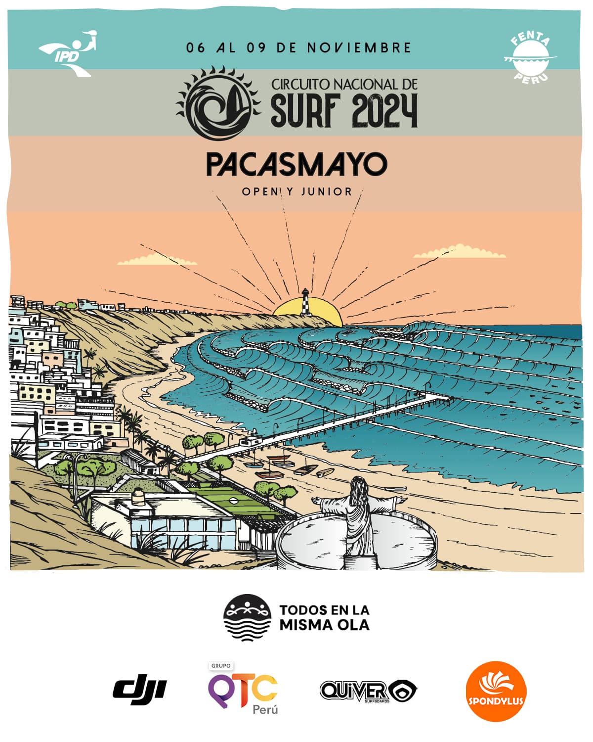 4ta Fecha Circuito Nacional de Surf 2024 en El Faro