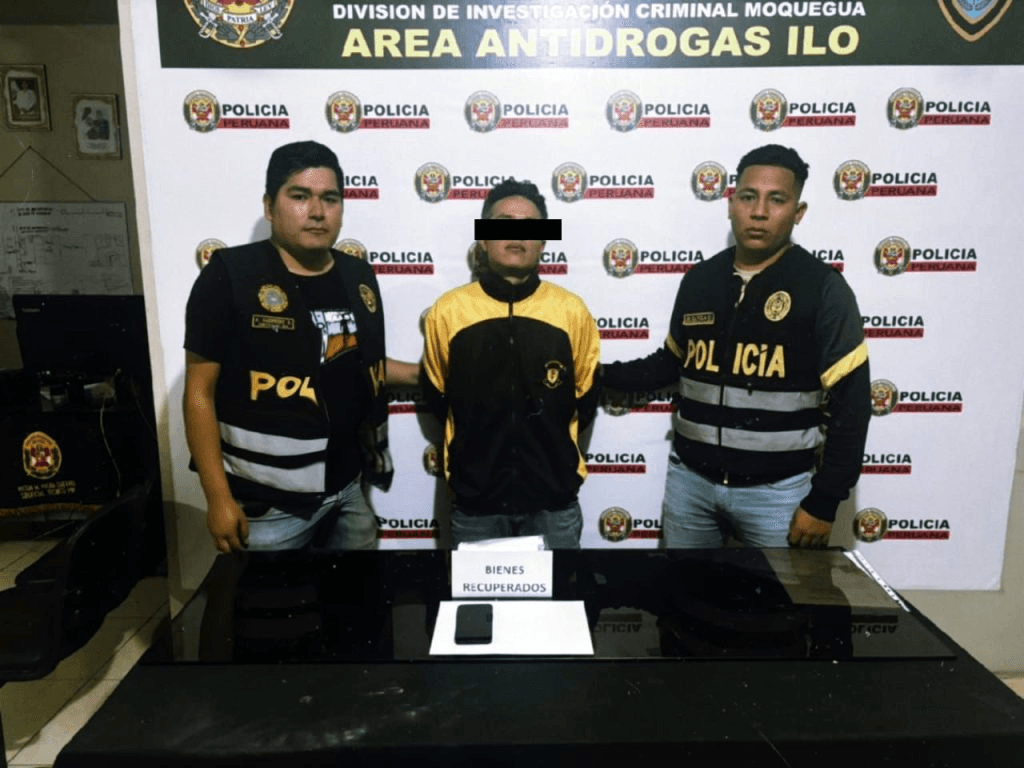 Capturan a Requisitoriado por Robo de Celular en Ilo