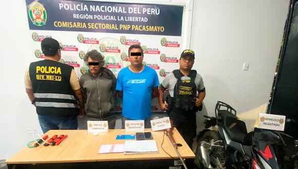 Desarticulan banda de extorsiones en Pacasmayo