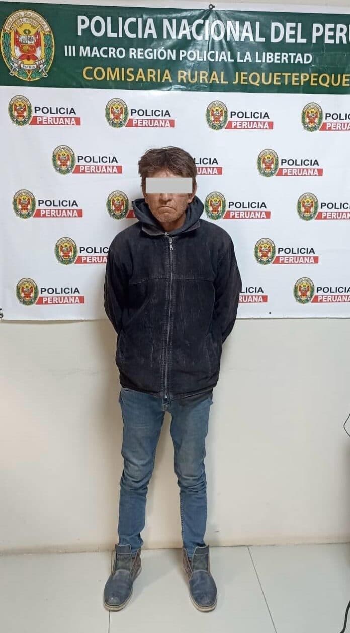 Detienen a prófugo por hurto agravado en Jequetepeque