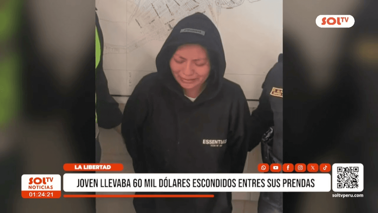 Joven intervenida con $60,000: Guadalupe