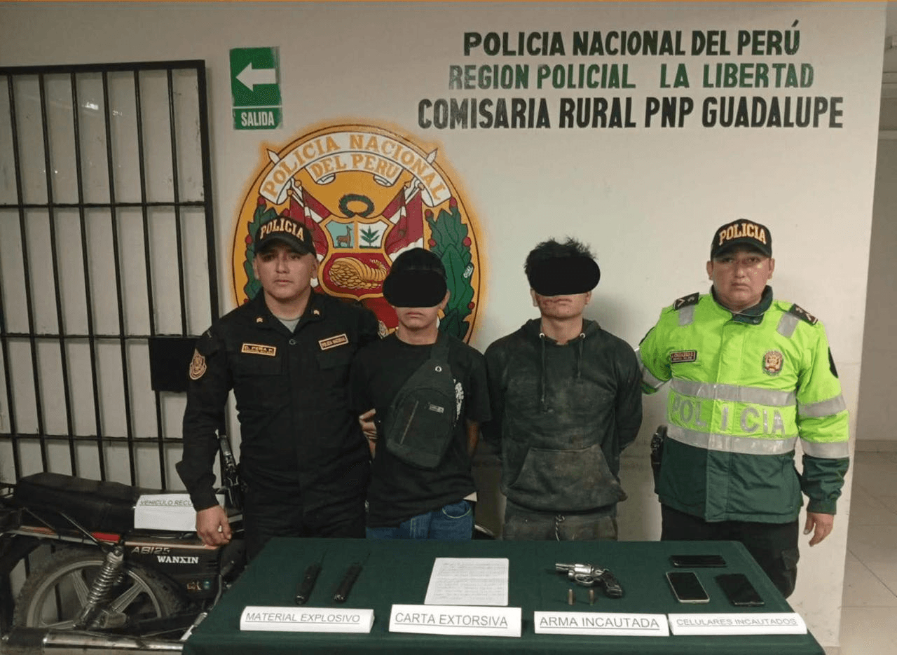 Seguridad en Pacasmayo: Capturan jóvenes con explosivos