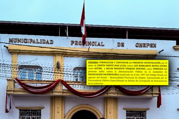 Corrupción en Chepén: Fiscalía investiga exfuncionaria