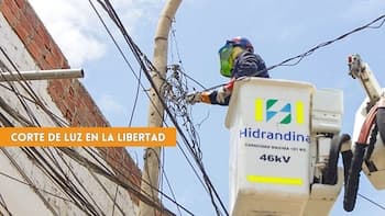 Cortes de luz en La Libertad: 21 al 25 de septiembre