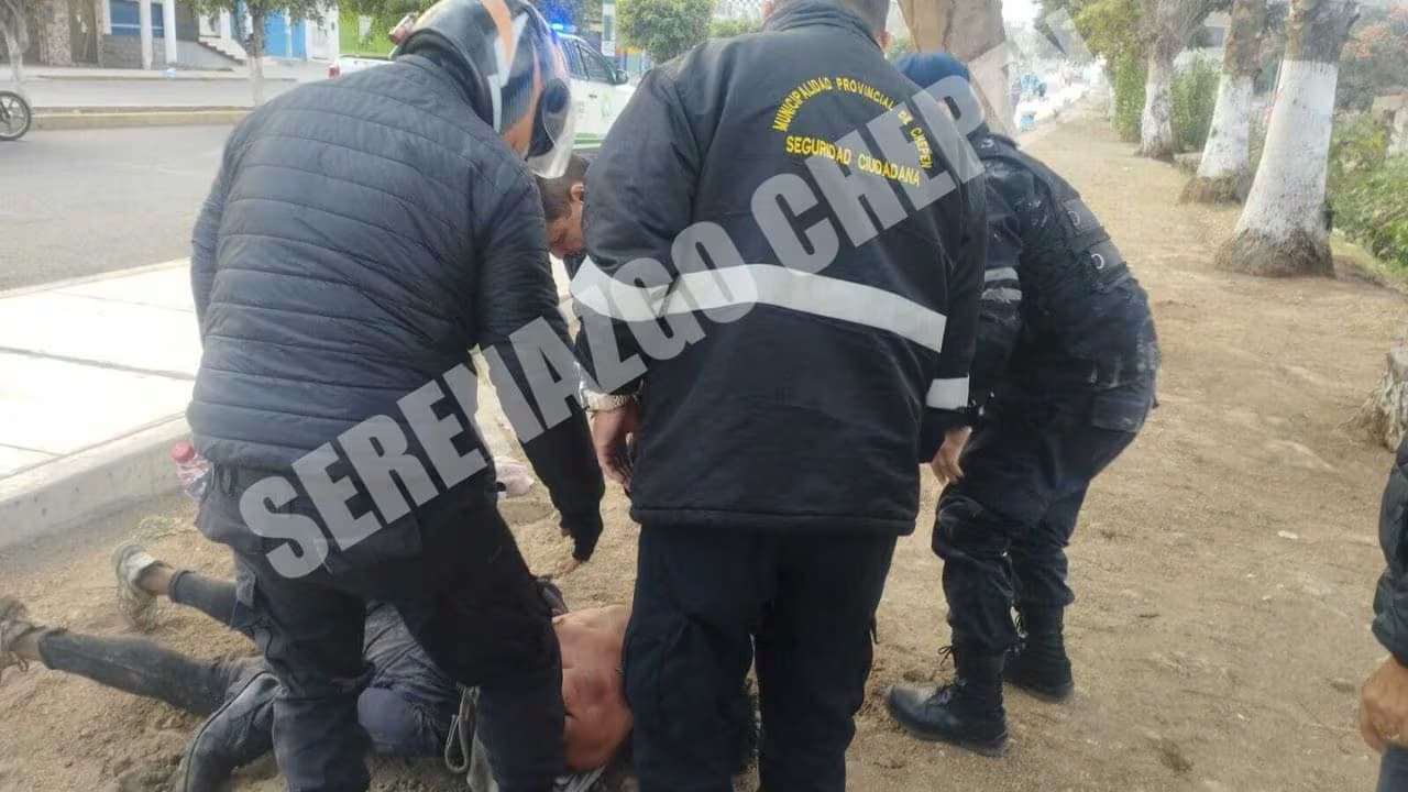 Atrapan a extranjero tras robo en el Coliseo de Chepén