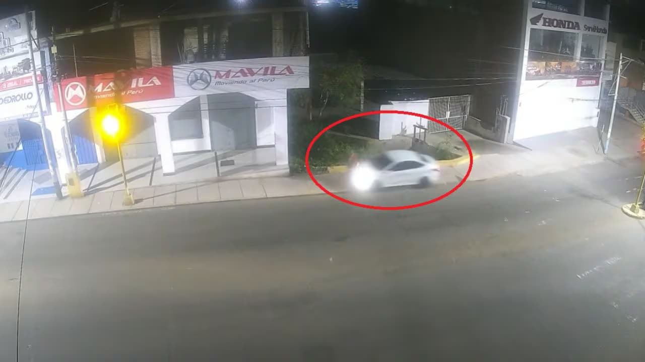 Accidente en Chepén deja víctima abandonada