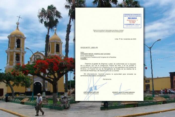 Ley para delimitar distritos en Pacasmayo