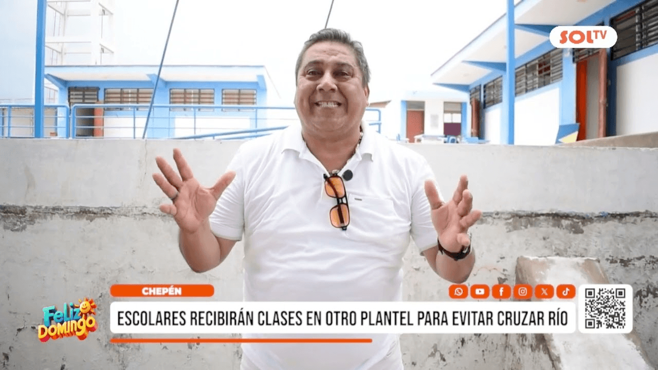 Estudiantes de Chepén evitan el río Chamán para seguridad escolar