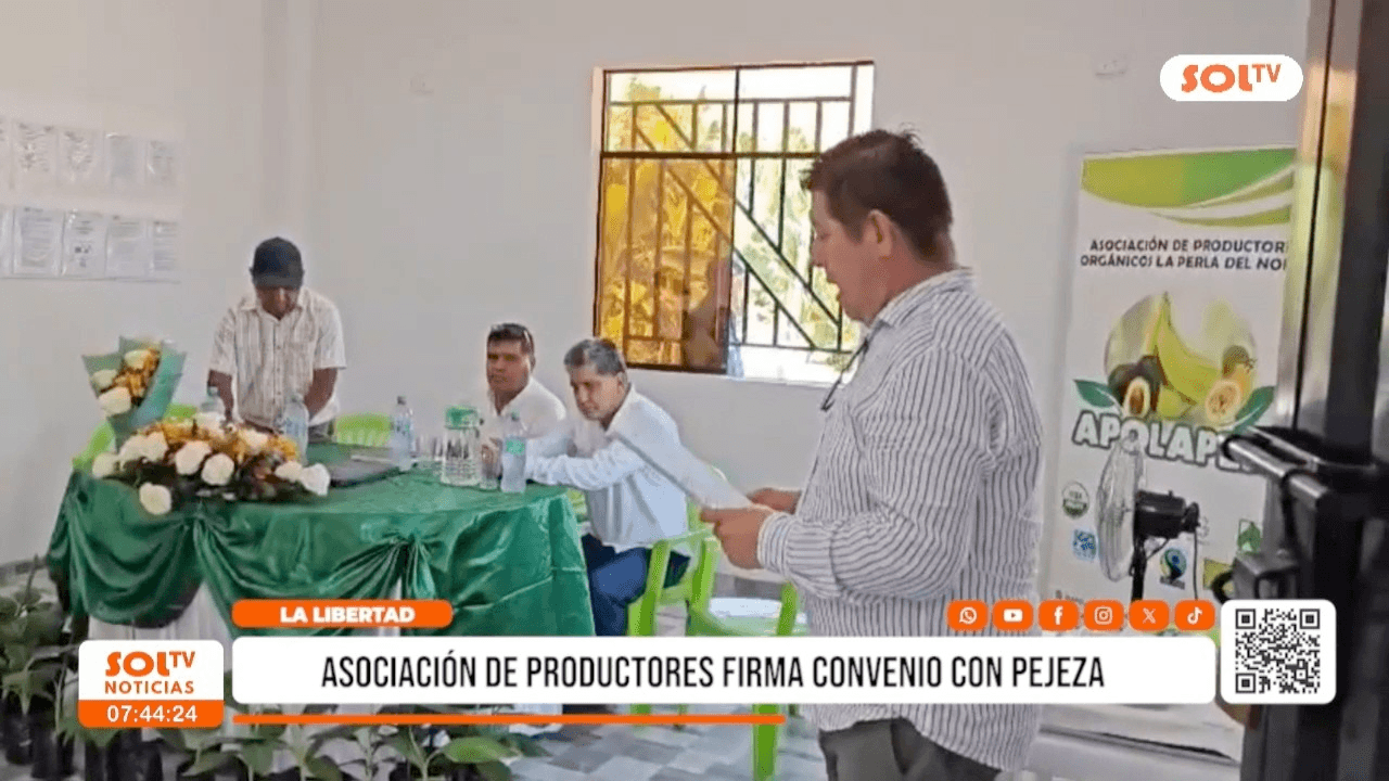 Convenio PEJEZA y Agricultores Orgánicos en Chepén
