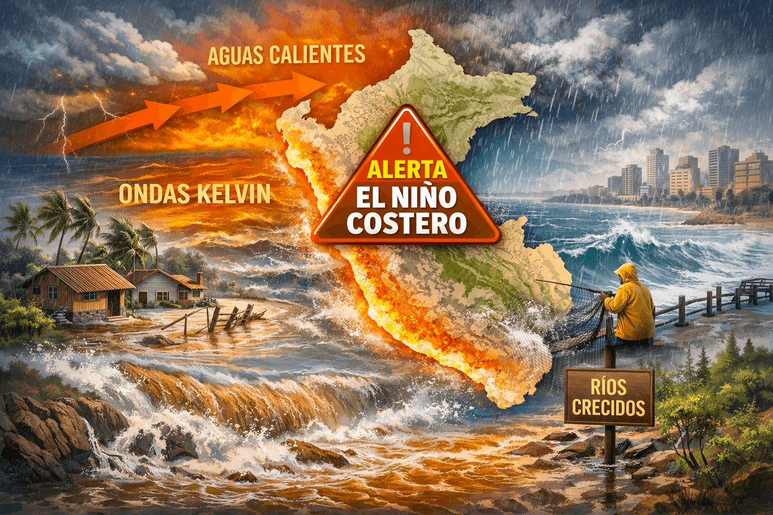 Alerta de El Niño Costero en Perú: Pronóstico y Medidas de Prevención