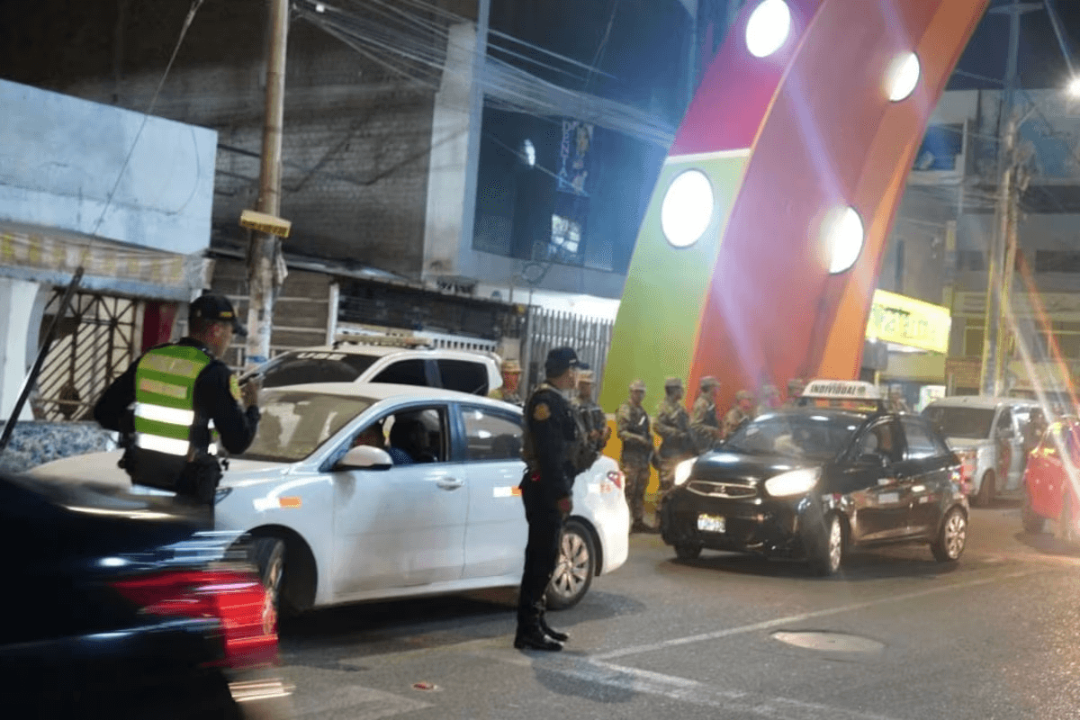 Operativos contra el crimen en Trujillo