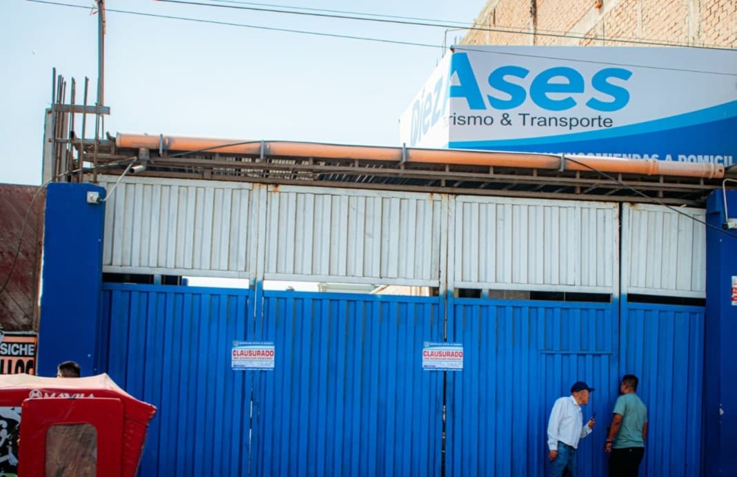 Clausuran agencia Diez Ases en Pacasmayo por falta de saneamiento